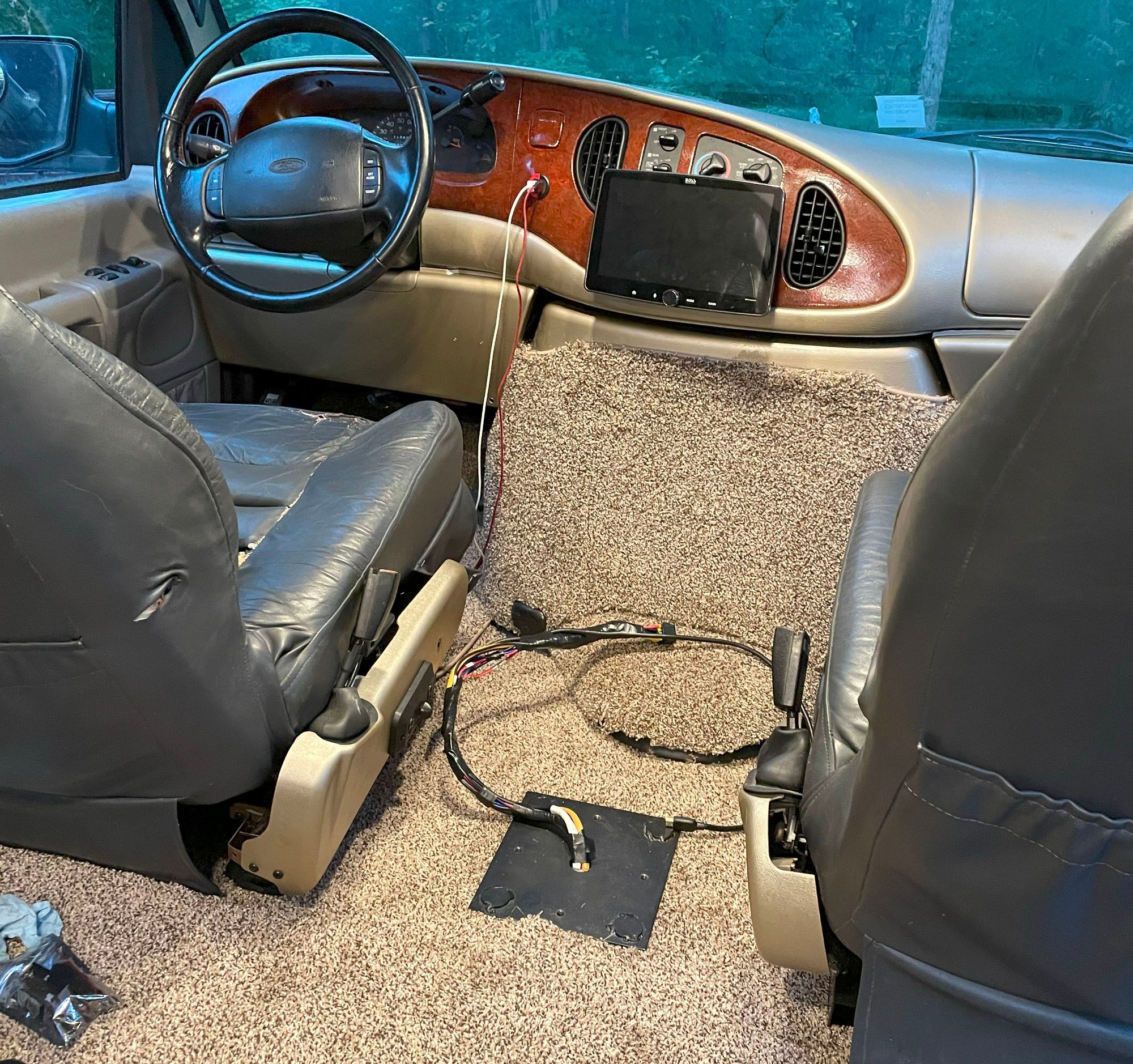 Base with wiring