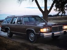 My 1986 Merc wagon. No mechanical issues, hot heat/cold AC. 302/AOD, short headers into quiet 2.5 inch exhaust. mustnag valvebody in the AOD, and 3.73 ring and pinion from an explorer in the 8.8. Still unsure why i own this
