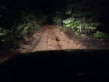 The road behind my house