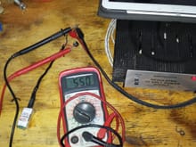 I used a power supply to adjust the voltage to 5.5 volts.