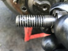 Same spot on every bolt too