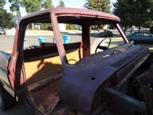 Nearly ready to lift cab and bed.