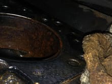 If you look close you will see the object dat caused the head leak. It's up against the cylinder wall and melted into the piston.  I may be selling off my performance parts for the Idi soon if anyone is interested.