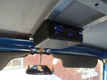 Another view, will need to add absorber of some sort to minimize flex; want to fit headliner first