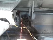 Lost the gas pedal, used wire in place...