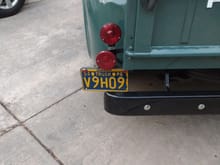 My new YOM 1954 PA Truck license plate.