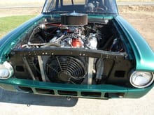 511 ci. 767hp Ford Falcon. 1017hp with nitrous.