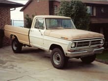 Frankenstein 1972 Ford F-250 - 1972 3/4 Chassis, with 1972 Body from F100 - taken 1999