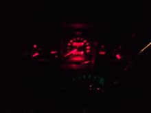 We used red LED dash lights