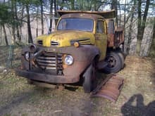 48 dump  - using the bed and misc parts. 
Mostly a rust bucket but a runner.  giving up rear end parts, switches, booster breather, dump body and, well not much more