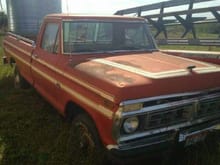 1976 Ford F-150 4WD 360 C.I. 4 Speed With Explorer package.