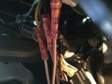 Not a fan of butt connectors but not much room to work under the left side of the steering wheel. I only used one wire but wanted to get all wired. I made notes and saved with my manual