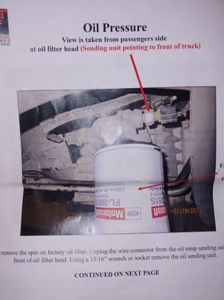 This is the page in the instructions where it says to go to the sensor facing the front of the truck. We were on the rear one facing the back of the truck, DOH! 