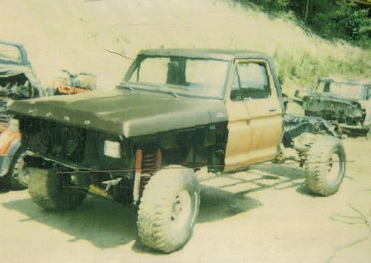 79 150, 300 6, 4spd, 4&quot; lift, 36&quot; Buckshot Mudders, quad front shocks (rancho) this was a rainbow truck, came silver with the rainbow decals down the side. I'm the 2nd owner.