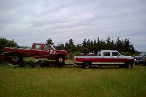 towing my '87 F350 home