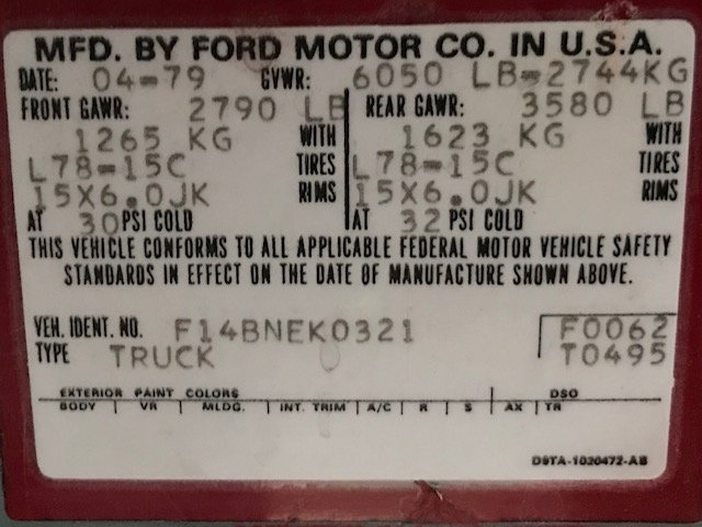 2002 Ford F150 Vin Decoder