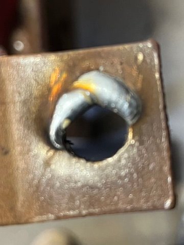 Initial weld repair cycle