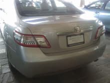 Rear view of 2010 Toyota Camry Hybrid