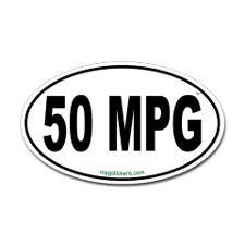 50 mpg euro decal
