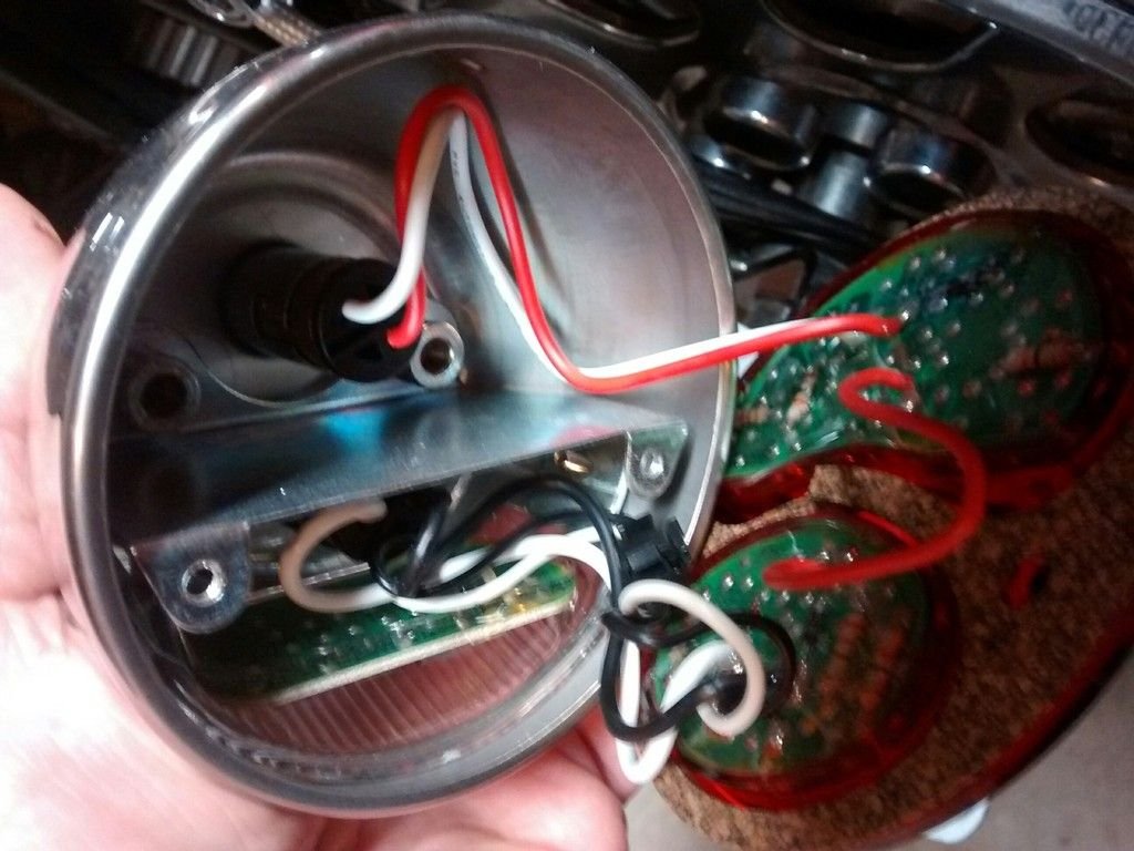 How to connect TWO wire Chopper Tail Light/License Plate Bracket