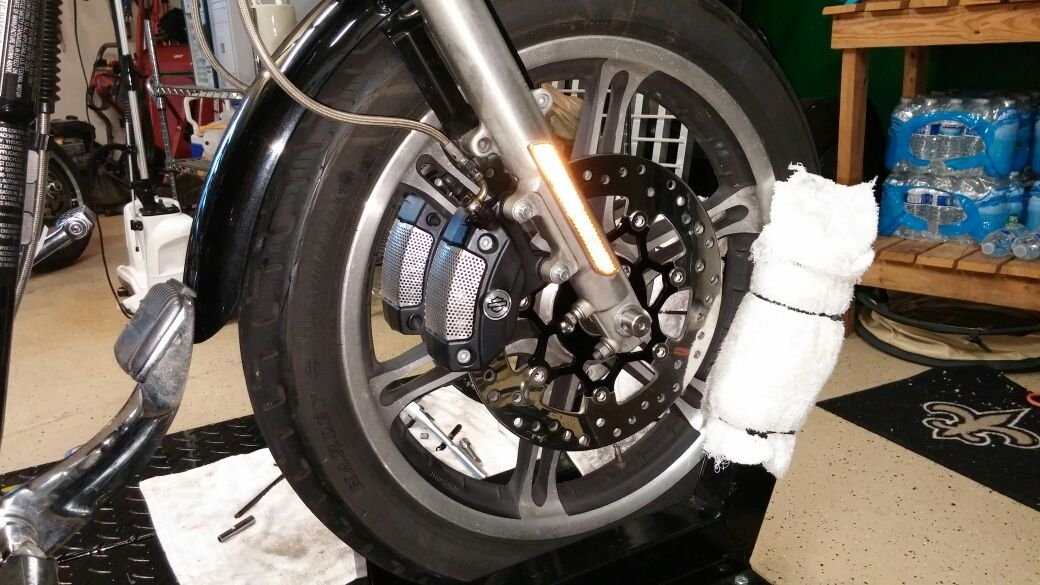 How toDual Disc Brembo calipers on a Dyna Page 11 Harley Davidson