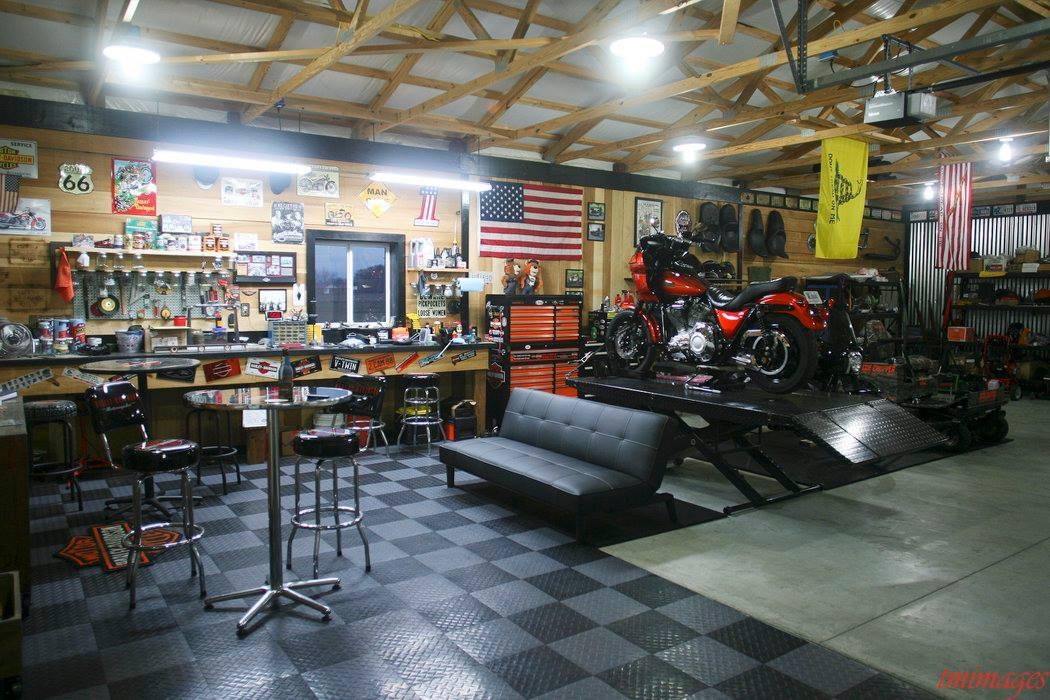 Show off your.... Garages?? - Page 4 - Harley Davidson Forums