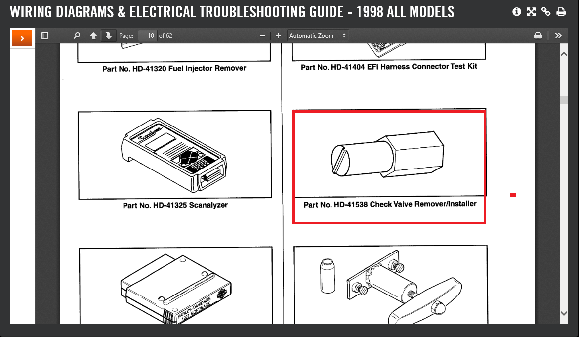 Do a check valve O ring replacement and this popped out Harley Davidson Forums
