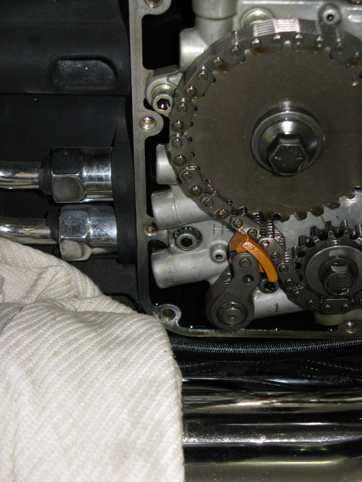My tensioner at 30K. Bike rarely ran over 3000 on tac. Never been WOT by me.