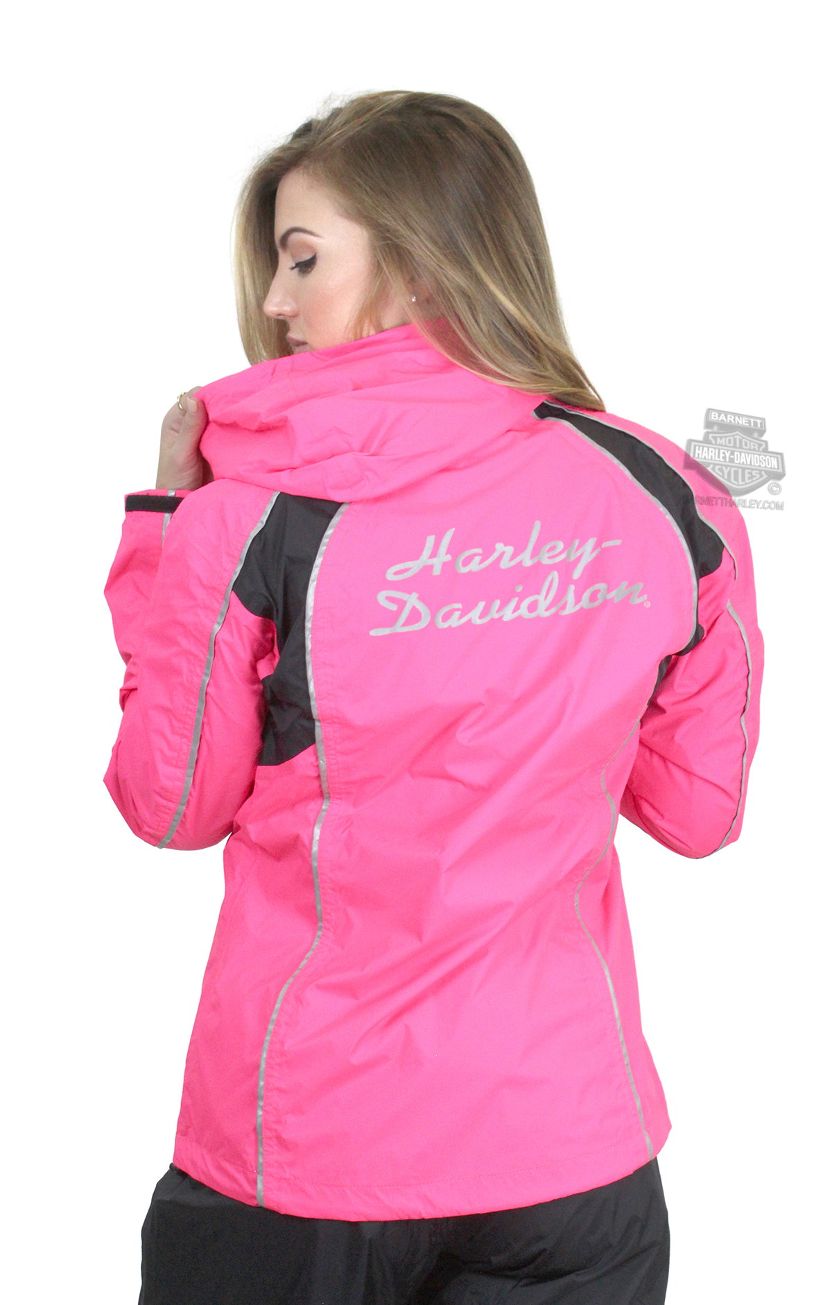 Harley davidson women's pink rain sales suit