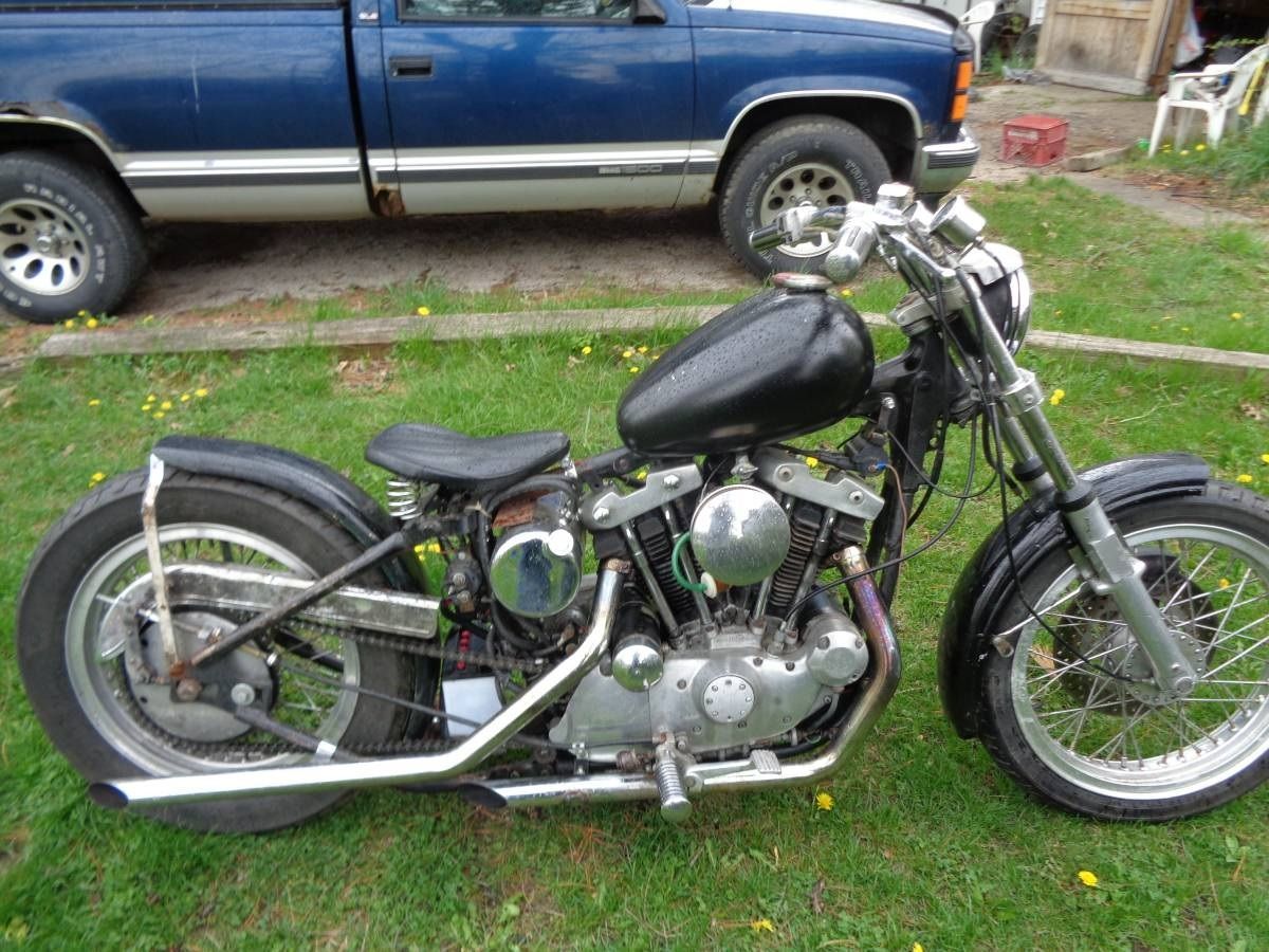 1975 Harley Ironhead Hardtail Harley Davidson Forums