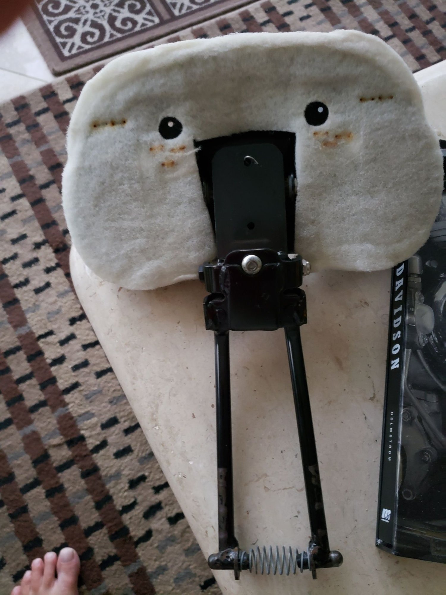 Springs inside riders backrest HELP Harley Davidson Forums