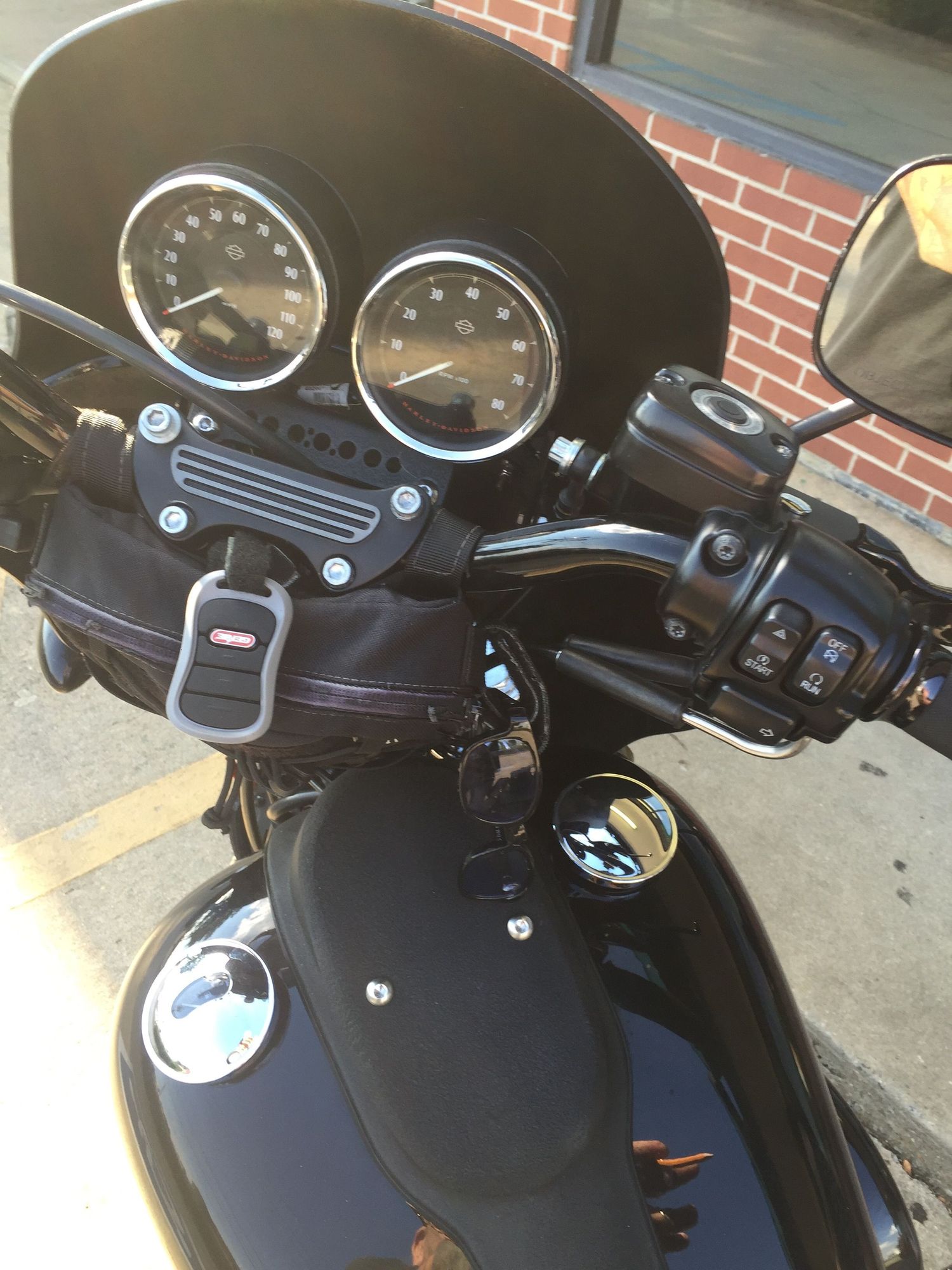 Low Rider S: Any options to move gauges to bars? - Harley ... harley tach wiring 