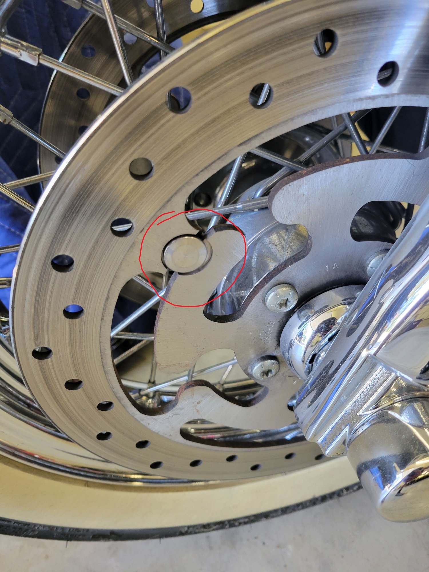 Factory Brake Rotors have these, aftermarket do not. Harley Davidson