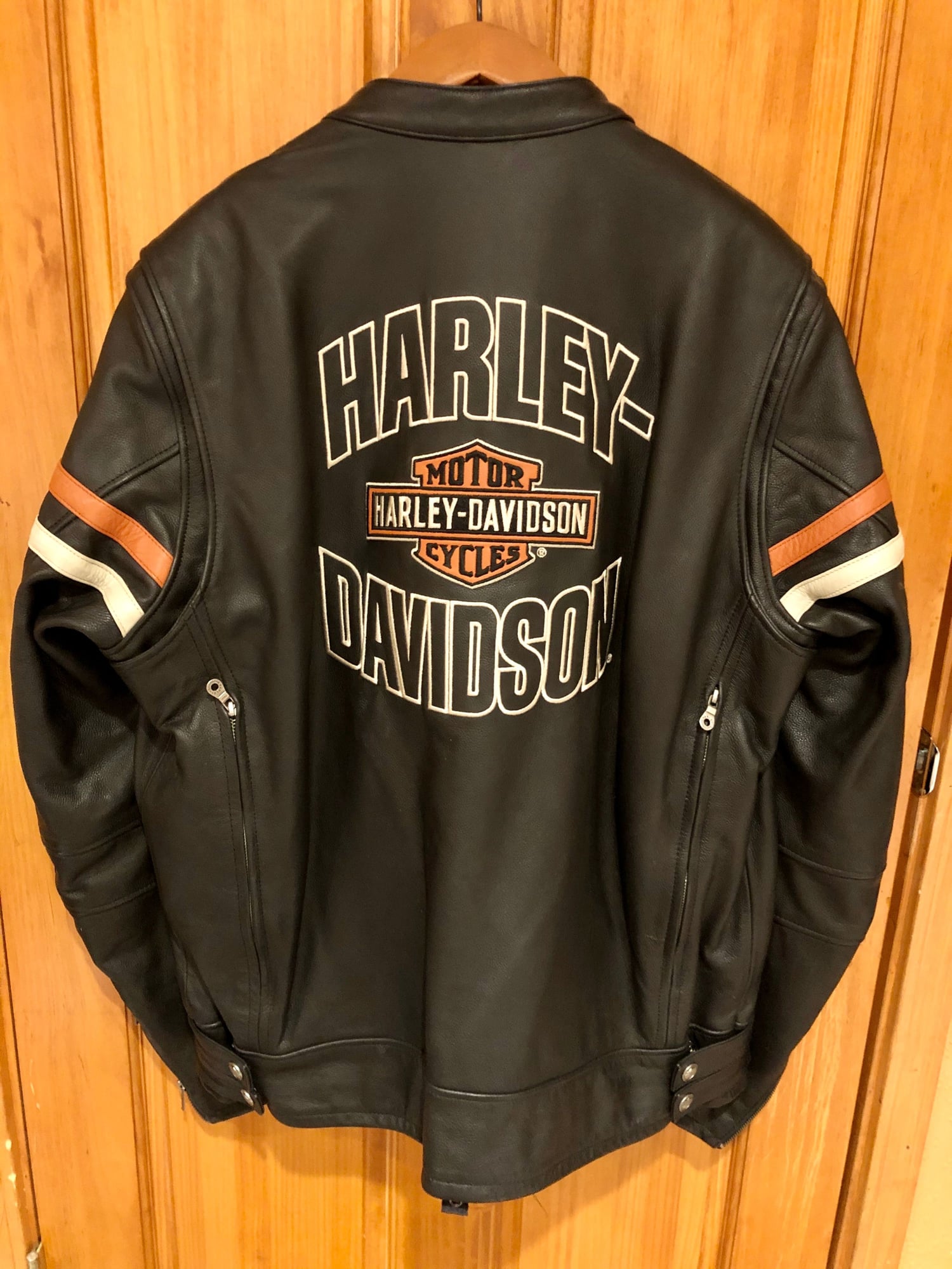 Genuine H-D HEAVY Leather Riding Jacket XLT - Harley Davidson Forums