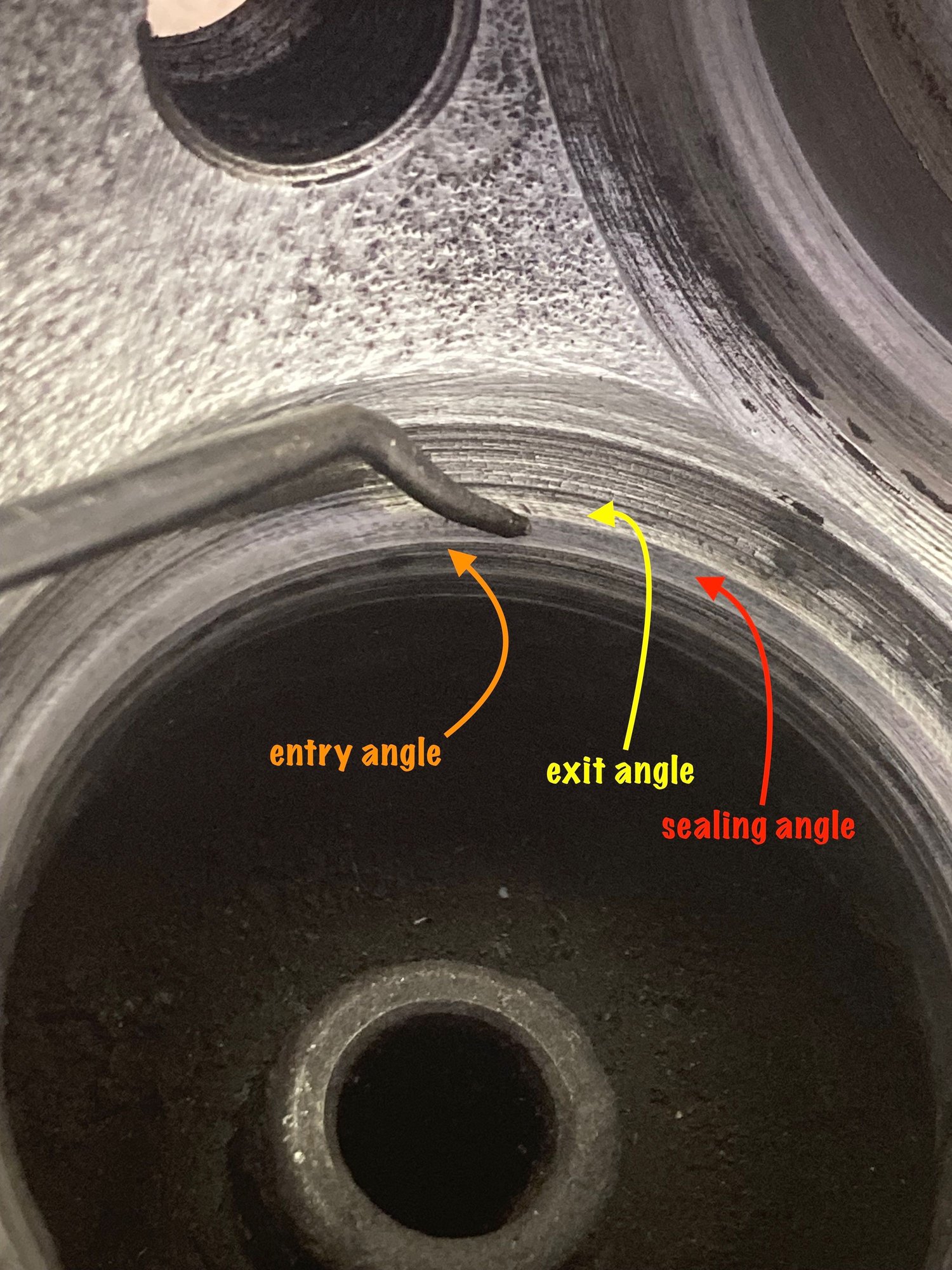 three-angle DIY valve job