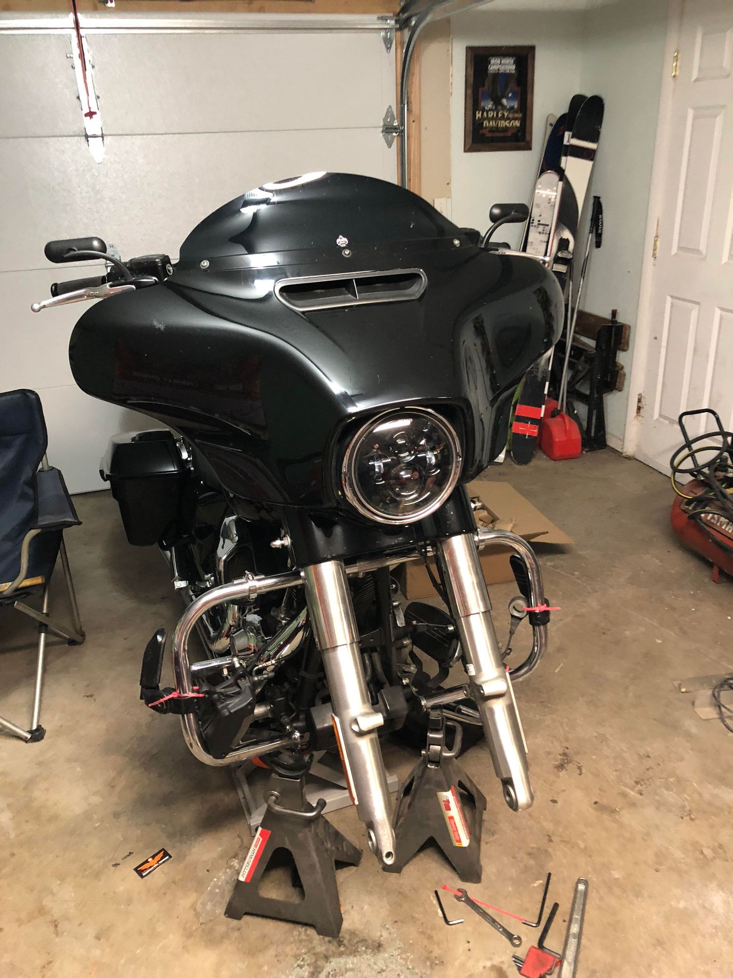 Problem with fork spring install 2014 Street glide Harley Davidson Forums