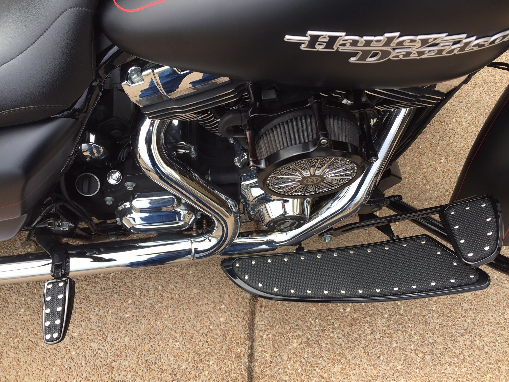 Pictures Of Footboards & Floorboards. Lets see them! Page 4 Harley