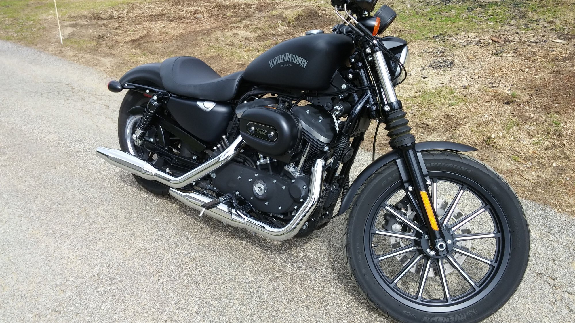 FS: NH; 2014 883 Iron Denim Black, 1700 miles. - Harley ...