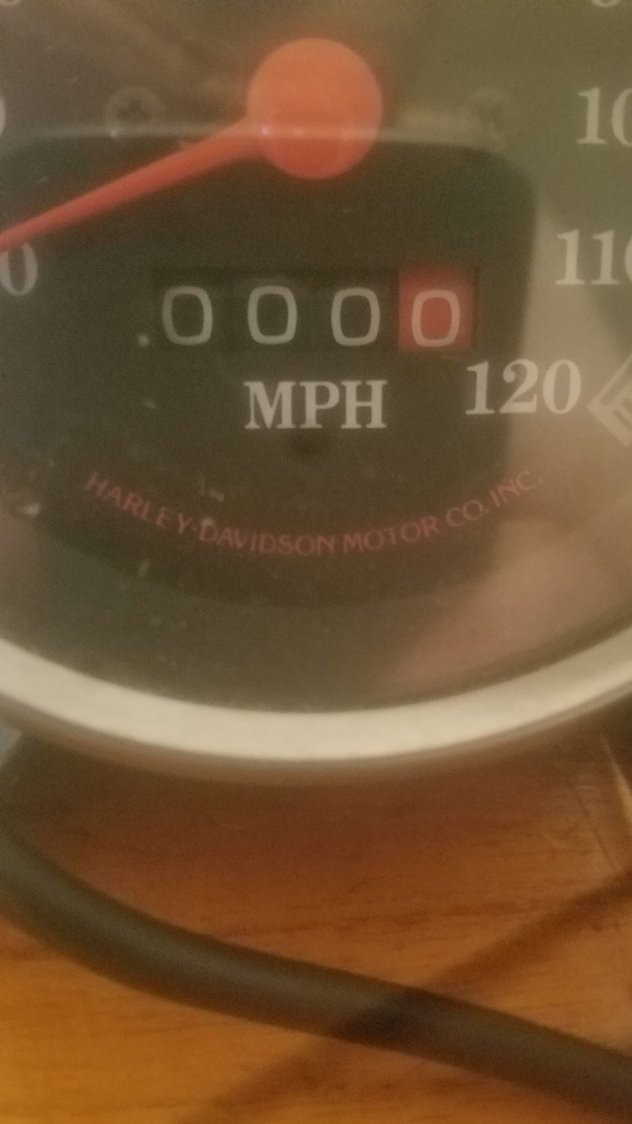 Requesting help identifying Speedometer Harley Davidson Forums