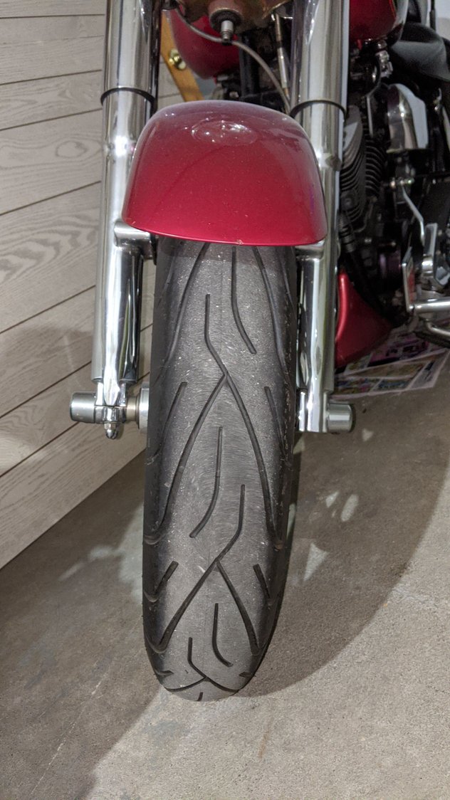 harley fatboy tyre pressure