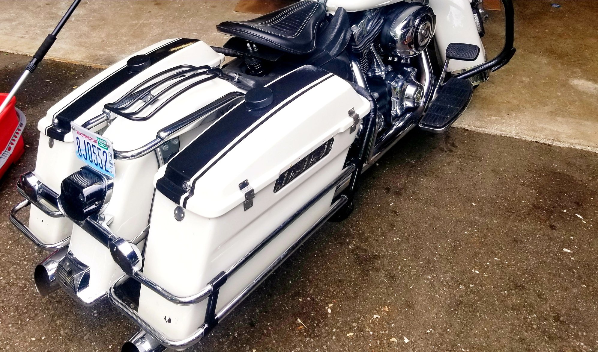 harley davidson police seat