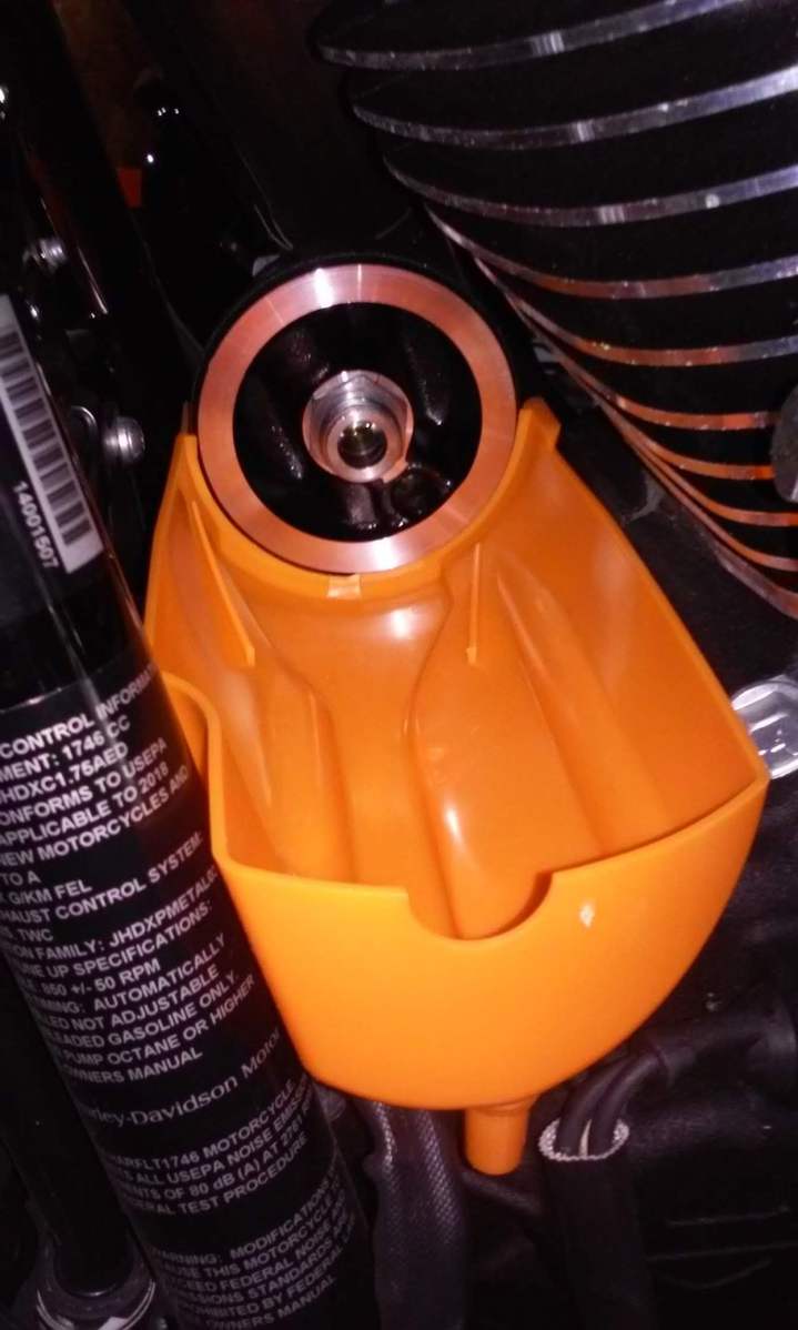 Oil filter removal without a mess Page 5 Harley Davidson Forums