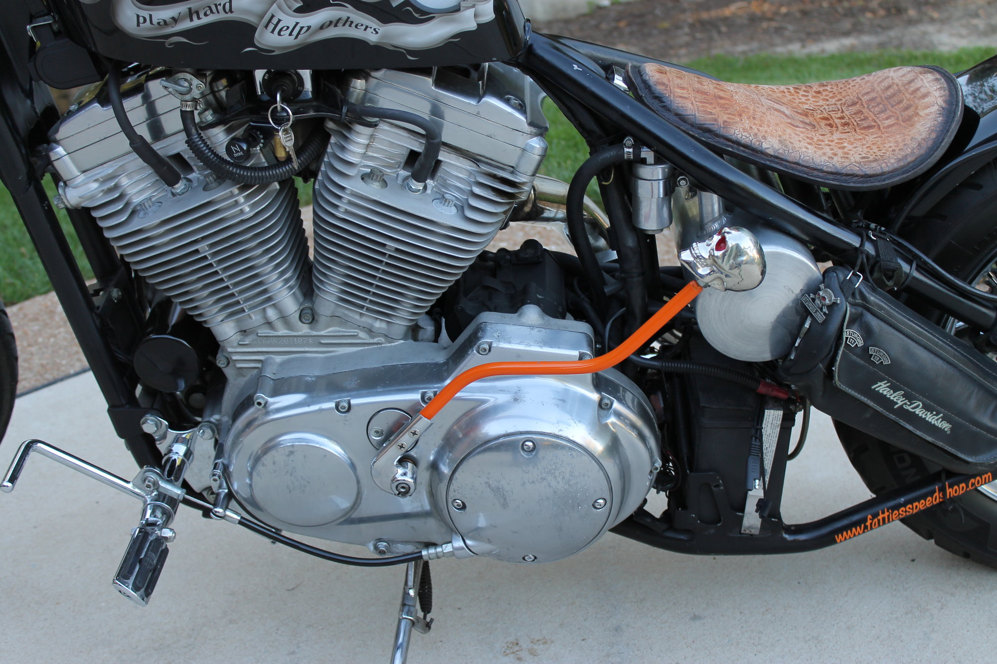Sportster Engine Knock At Low Speed When Turning Left Only Harley Davidson Forums