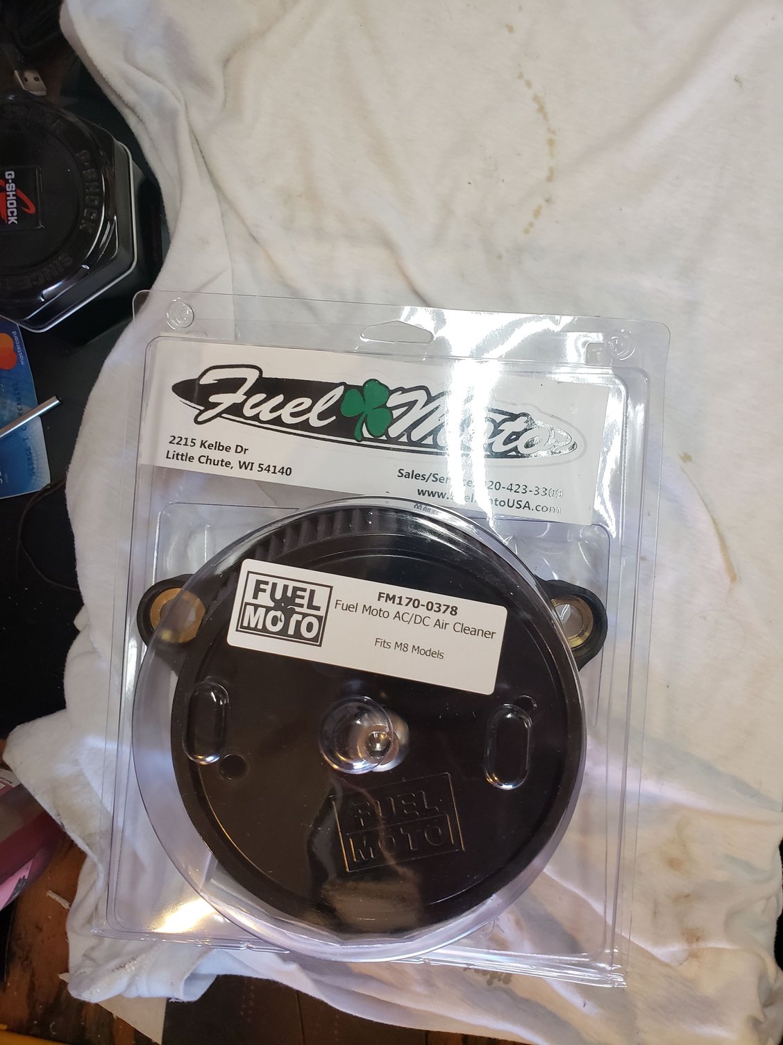 Fuel moto air cleaner m8 black Harley Davidson Forums