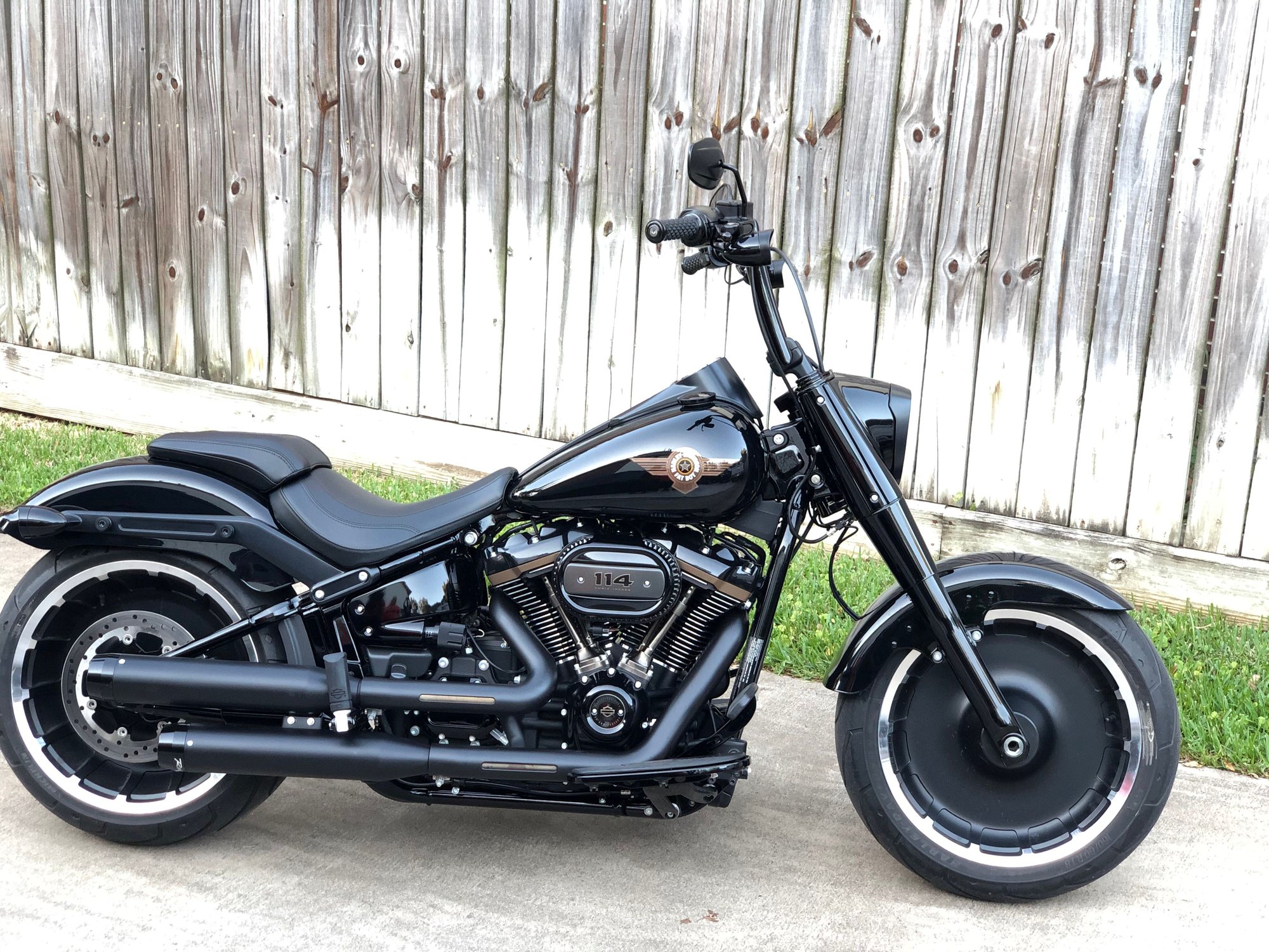 2018 fatboy exhaust