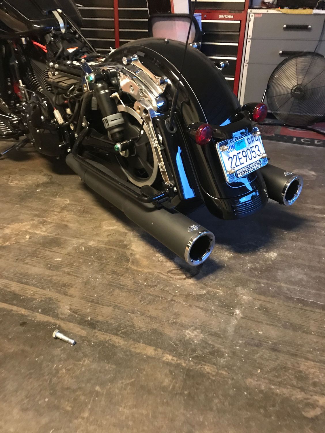 JNR air ride install on 14 street glide review Harley Davidson Forums