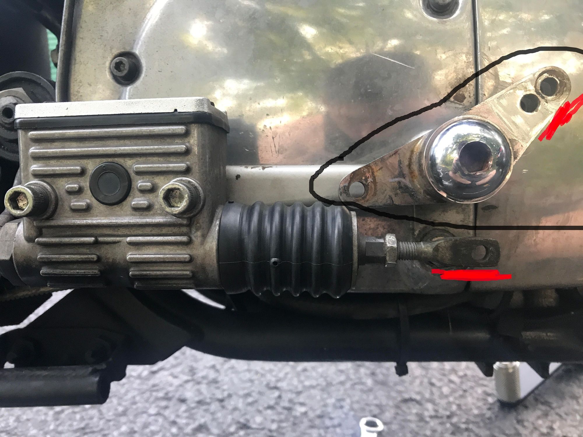 Rear Brake Master Cylinder and Forward Controls Harley Davidson Forums