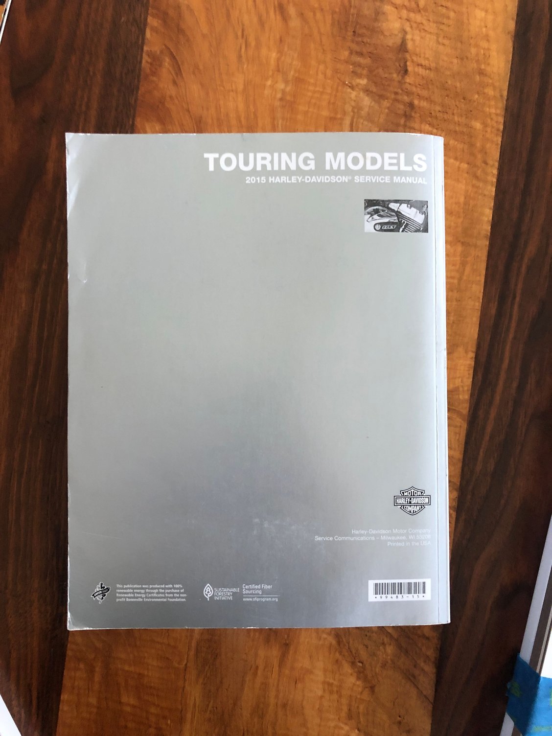 2015 service manual - Harley Davidson Forums