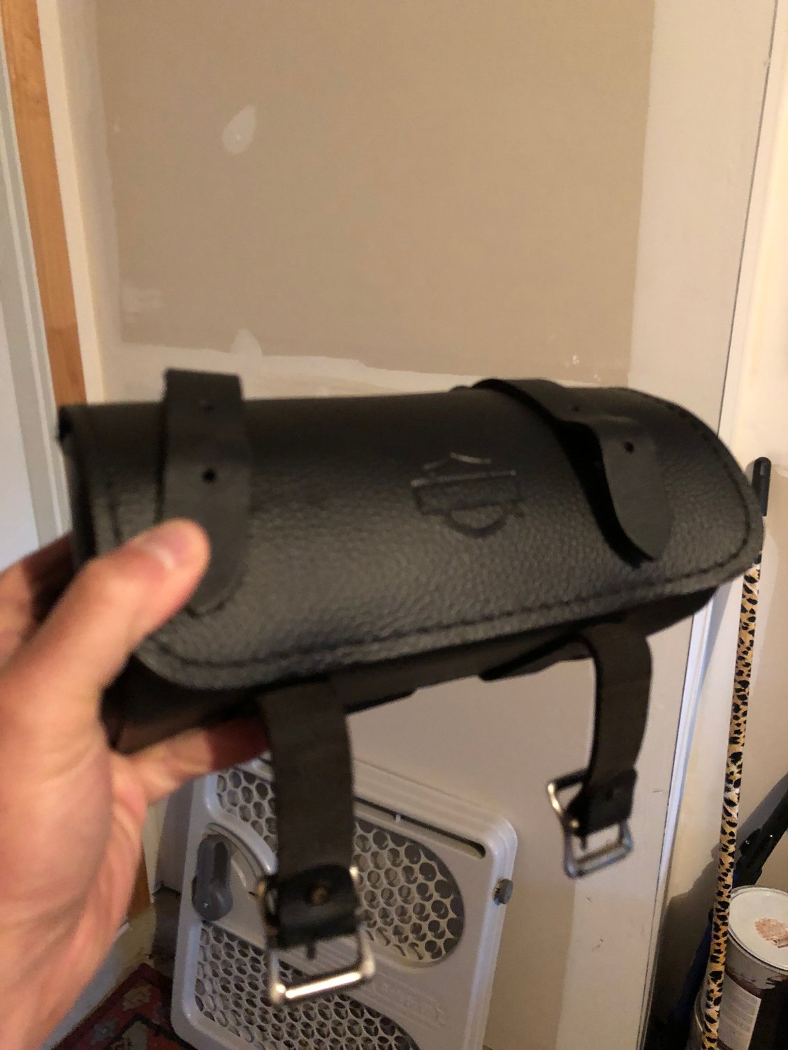 Fork bag mounting Harley Davidson Forums