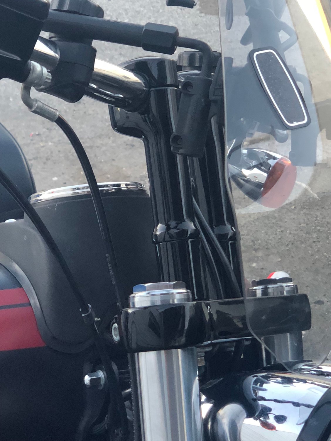 Dk customs fat handlebar riser spacers Harley Davidson Forums